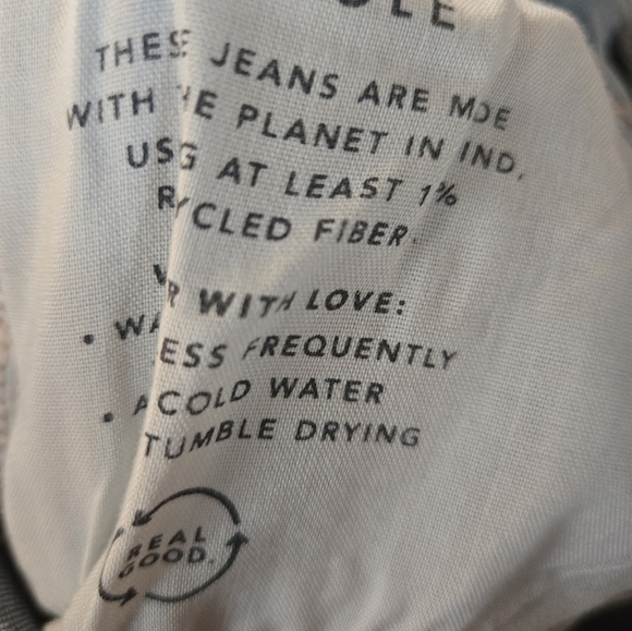 American Eagle Light Blue Denim Jeans high rise skinny jegging size 00 short - Picture 7 of 8